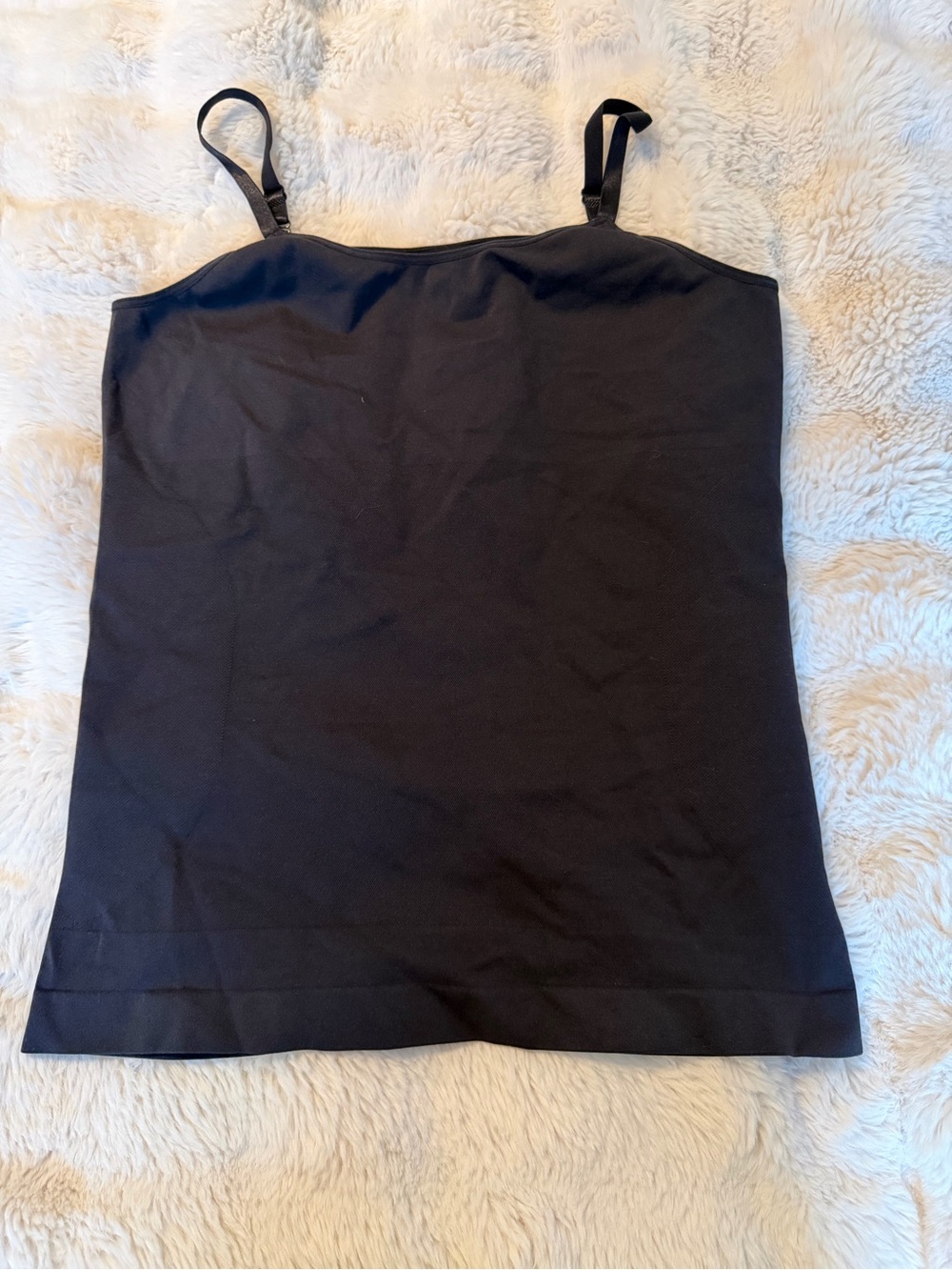 Shapermint Essentials 3XL Black Seamless Shaping Cami Adjustable Strap Tank Top